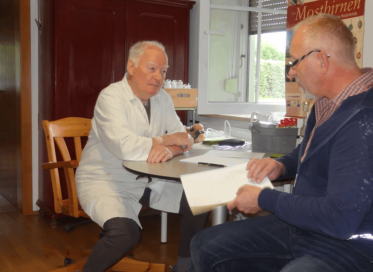 Fachberatung Ing. Gerhard Schubert in der Mostambulanz der Mostakademie 1. OÖ Mostshop M.Maurer