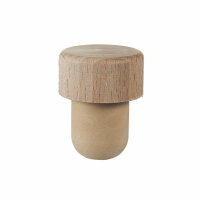 Griffkork Holz gro&szlig; Co-Injected &Oslash;19,5 mm